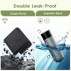 Travel Bottles with Case, 4x2oz TSA Approved, Leak-Proof, Press to