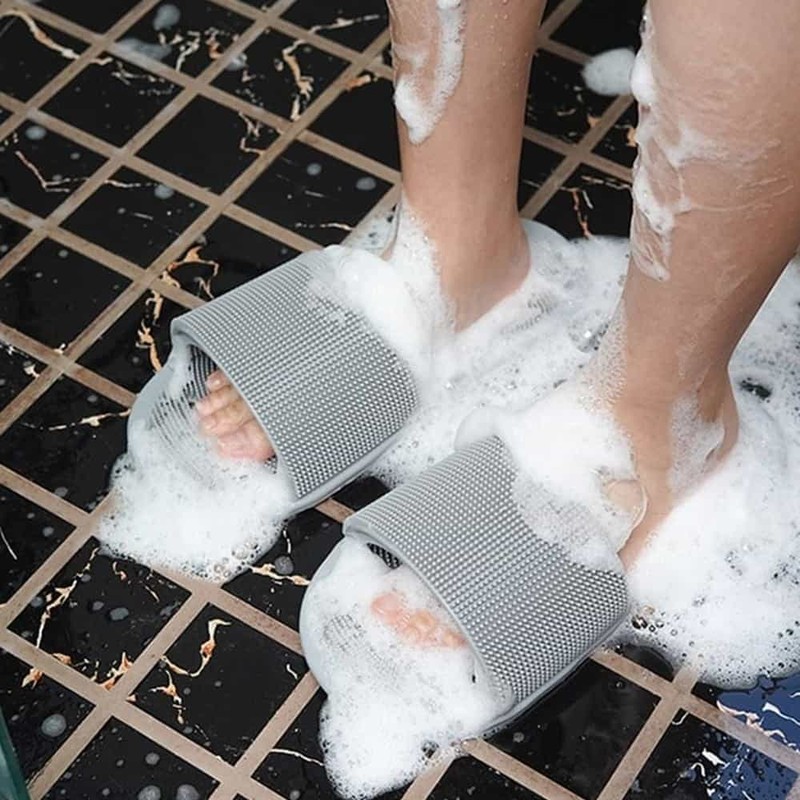 웻디어마켓 Foot Cleaning Brush Shower Foot Brush Foot Massage Non-Slip