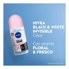 Antitranspirante Nivea Black & White Invisible Clear roll on de
