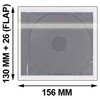 Mediaxpo 300 OPP Plastic Wrap Bag for Standard CD Jewel