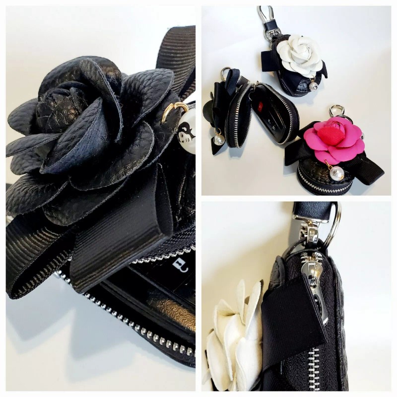 Unbranded Auto Car key chain protector cover Zipper bag