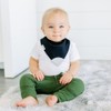 Bazzle Baby Bandana Bib. Teething Bibs with Teether Attached for