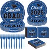 QZYL 50 SET Graduation Plates and Napkins 2025 and Forks,