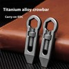 AIXXCUVQ Portable Multi-Functional Pry Bar Tool Mini Key Chain Multi-Functional