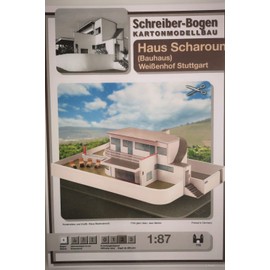 Schreiber-Bogen Card Model House Scharoun Weißenhof