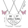 HULALA Best Cousin Gifts Cousin Necklaces For 2 Girls Matching