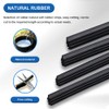 4PCS Wiper Blade Refill, Universal Car Accessories, 16" Adjustable Size