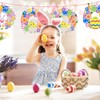 8 Pieces Easter Wreath Crafts Set, DIY Spring Decoration Easter