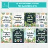 Decorably 15 Motivational Posters for Classroom High School - 11x14in