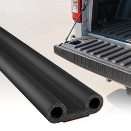 Nayotaa Tonneau Cover Seal Strip - 16.4Ft Truck Tailgate Seal Kit, Adhesive Rubber Weather Stripping for Pickups Tailgate, Camper Shell, Tonneau Cover, Truck Topper ＆ Cap