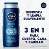 NIVEA MEN Jabón Líquido Corporal 3 en 1 Fresh Ice