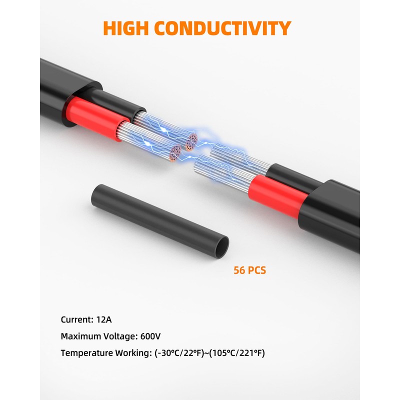 CONEPY 18 Gauge Wire, 18 AWG 2 Conductor Electrical Wire,