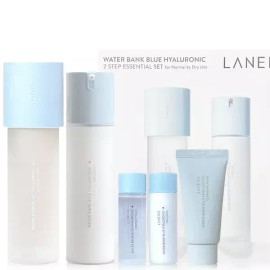 LANEIGE 라네즈 워터뱅크 블루 히알루로닉 2종세트 (중건성) Laneige Water Bank Blue Hyaluronic 2-Set (Moisturizing)