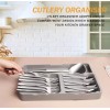 24x7 Organizador De Cubiertos Para Cajón 7 Compartimentos Cocina
