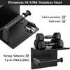 Tindbea Mega Size Toilet Paper Holder with Shelf + Towel