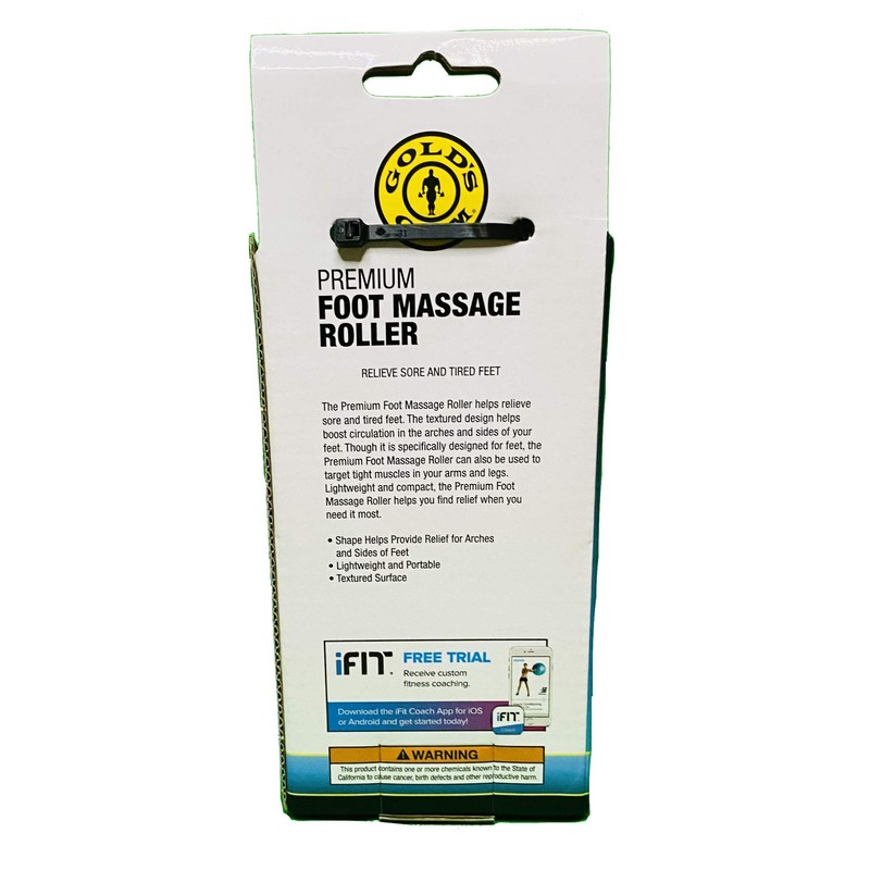Gold's Gym Premium Foot Massage Roller
