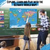 Children’s World Map Poster for Wall – Large A1 Illustrated