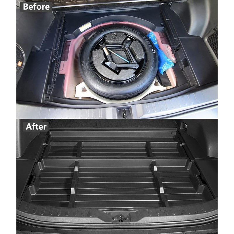 AutoQi For 2019-2025 Toyota RAV4 Trunk Hidden Storage Box, SUV
