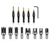 14pcs Countersink Drill Bit Set Include Wood Plug Cutter Tool