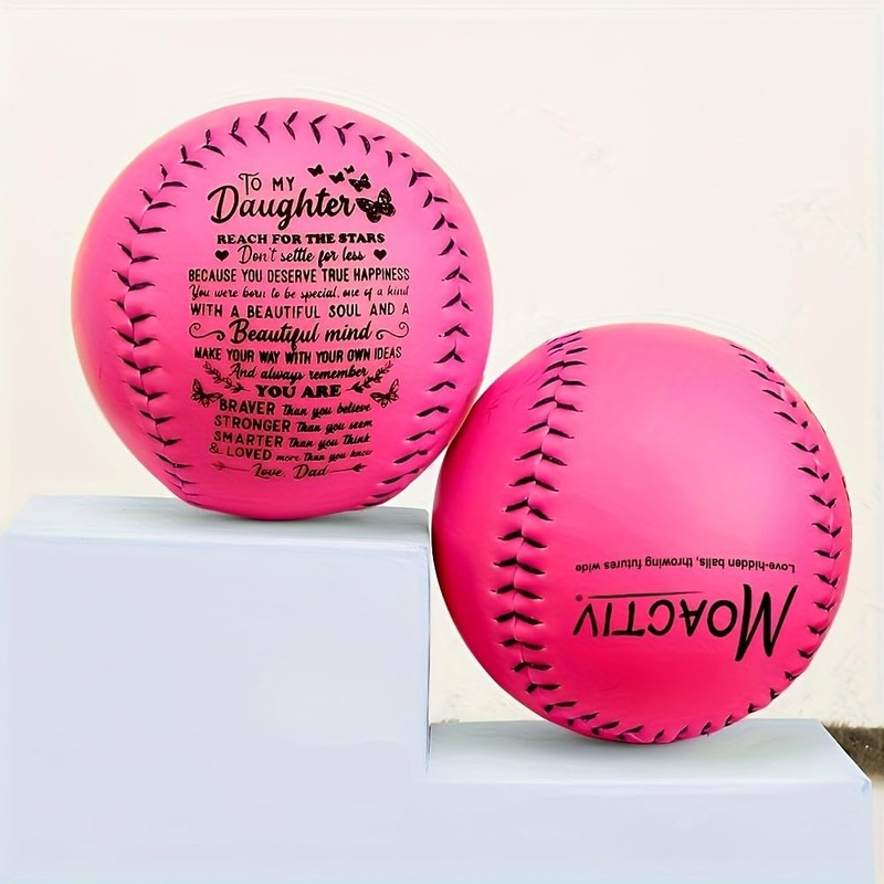 Moactiv''to My Daughter '' International Standard Softball, Gift for Daughter