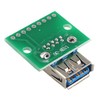 HALJIA 2 USB 3.0 to DIP 2.54mm 9pin female PCB