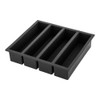 5.25-inch Slab Ice Tray - Makes 4 Long Rectangle Cubes: