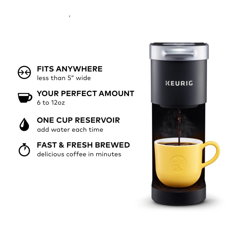 Keurig K-Mini Single Serve K-Cup Pod Coffee Maker, 6 to