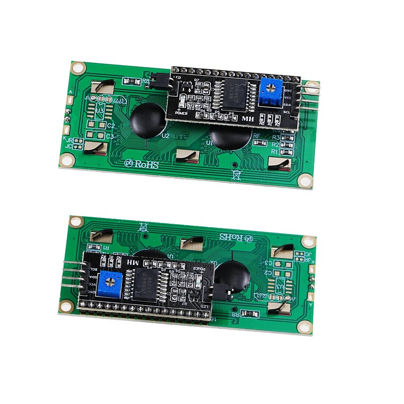 A-DIGISHUO 2pcs I2C IIC 1602 LCD Display Module 16x02 LCD