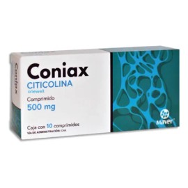 Citicolina 500mg Con 10 Comprimidos Nootropico Maver                                                                                                  