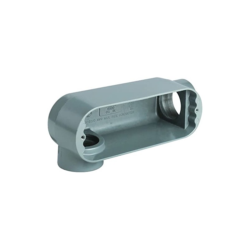 Killark OLR-6 LR Type Conduit Body, Aluminium, 2" Hub, 3