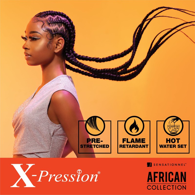 Sensationnel X-pression prestretched braiding hair - 3x braid 58 inch