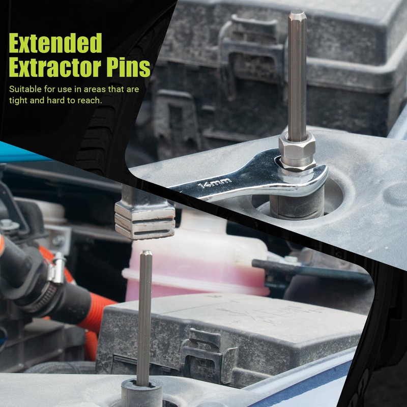 KAKILFOB Broken Bolt Extractor, 25 PCS Extractor Set, Easy Out