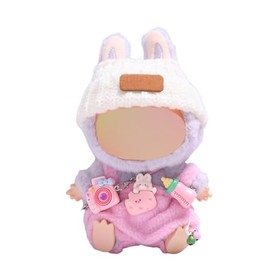 17cm Doll Clothes, Clothes Set for 17cm Dolls, Doll Clothes Suitable for Dolls Accessories (NO Doll) (Pink)