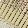 6pcs Fine Tip Pens Glossy Writing 13.5cm Length Waterproof Line