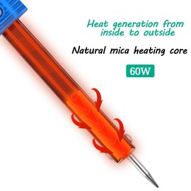 Cangfort Electronics Soldering Iron Kit, 60W 110V Adjustable Temperature Welding Tool Set with 8 Accessories Including Stand, and Tweezers - Durable Insulated Stainless Steel Soldering Kit