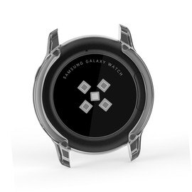 Outanaya TPU Protective Plating Case for Watch Active Transparent Cover Easy to Install for Comfortable Wear