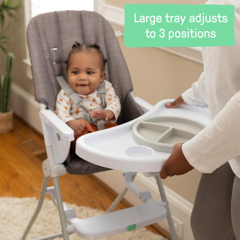 Ingenuity: ity by Ingenuity Sun Valley Compact Folding High Chair,