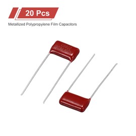 uxcell 20Pcs CBB22 400V 103J 5% Tolerance Through Hole Metallized Polypropylene Film Capacitors