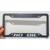 Unbranded No Oil Metal Carbon Fiber Look License Plate Frame