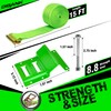 Digank E Track Wheel Chock Tie Down Kit, 2in*15ft Heavy