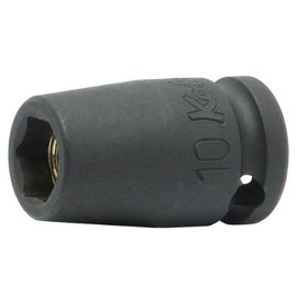 Ko-ken Impact Socket, Hexagonal, 13400MG-22, Insertion Angle: 0.4 x 0.9 x Total Length: 1.3 inches (9.5 x 22 x 32 mm), Magnet Included