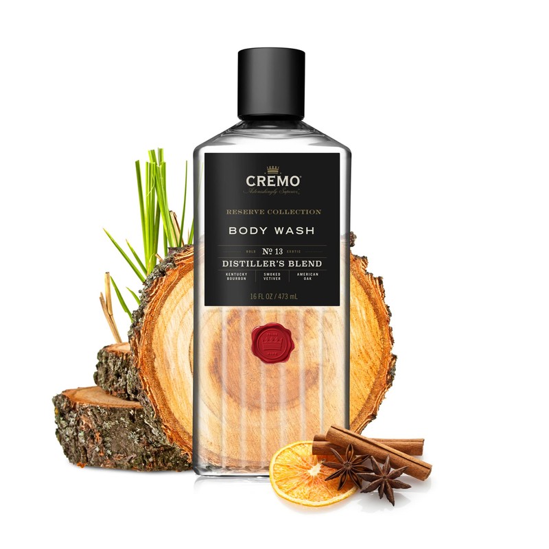 Cremo Rich-Lathering Distiller’s Blend (Reserve Collection) Body Wash, An Elevated