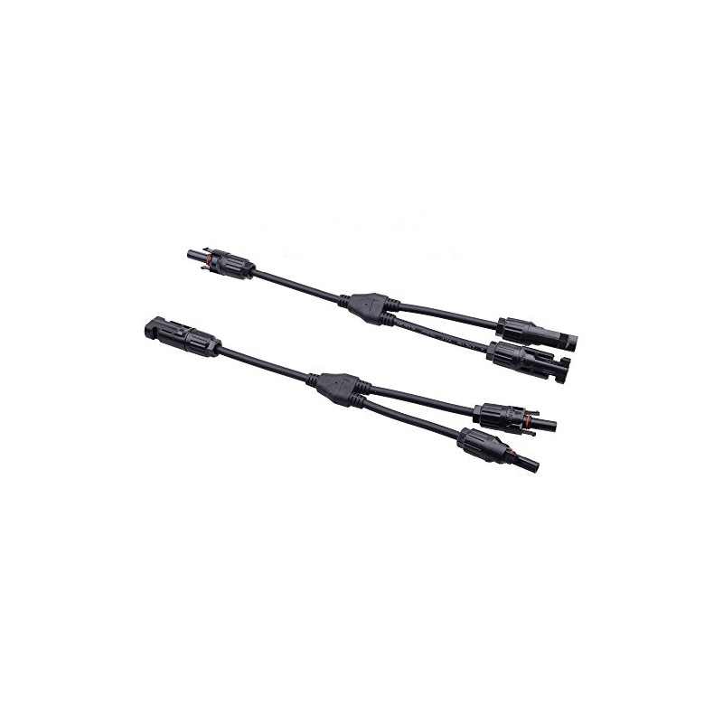LOWENERGIE Solar Panel Connector plug Y-BRANCH Cable Splitter Or Coupler