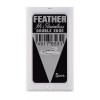 Feather Hi-Stainless Platinum Coated Double Edge Razor Blades- 5 Count