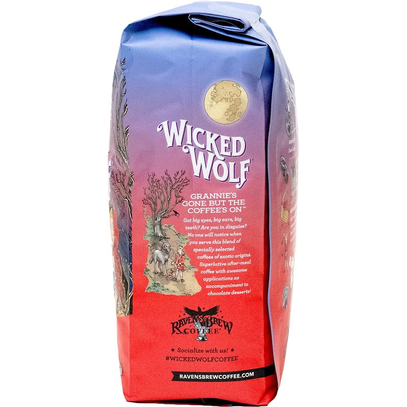 Raven's Brew Coffee Full Bodied Coffee Dark Roast Ground -