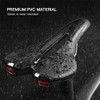 Bike Saddle, Bicycle Soft Saddle with USB Charging Warning Taillight