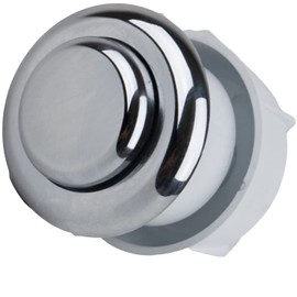 Thomas Dudley Royal 51mm Vantage Single Flush Round Push Button Chrome 327735
