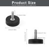 0XBIT Neodymium Magnet Rubberised, Pack of 4 Rubber Magnetic Disc,