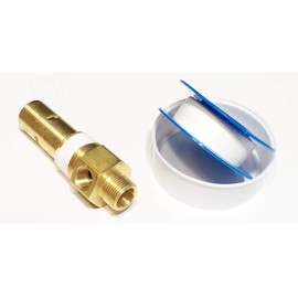 Sellerocity Brand American Made Check Valve Compatible with Coleman Powermate Sanborn 031-0037, Includes Ferrule