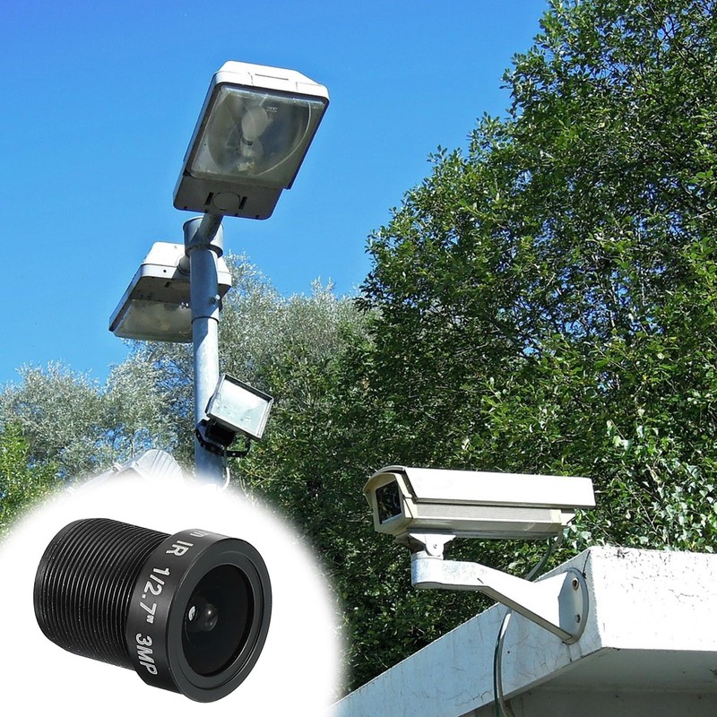 PATIKIL 3.6mm CCTV Camera Lens, F2.0 FPV Security Lens 3MP
